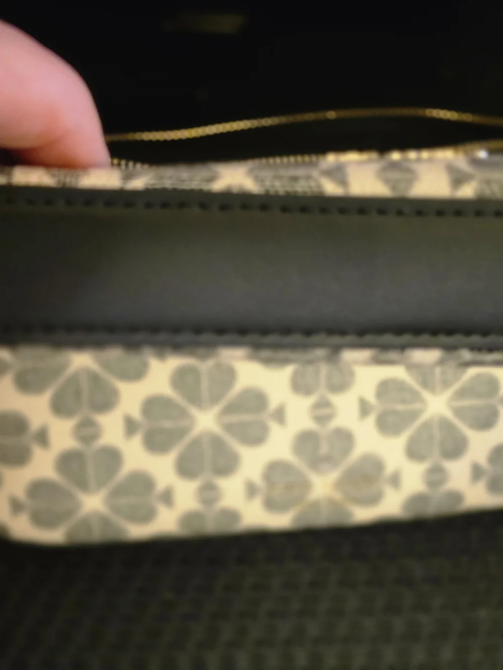 Kate Spade Black And White Floral Crossbody Bag with Black Strap - Picture 11 of 11